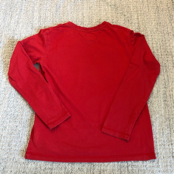 Eddie Bauer Live Wild Bigfoot Longsleeve red Tee Medium - Picture 9 of 9